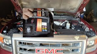 GMC Sierra Starting problem due to Battery Replacement [upl. by Rafe]