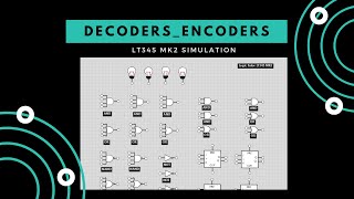 Decoders amp Encoders LT345 MK2 Logic Tutor Simulation [upl. by Elenaj]