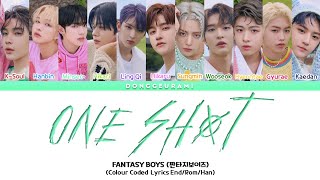 FANTASY BOYS 판타지보이즈  One Shot Lyrics • Colour Coded [upl. by Ezeerb]