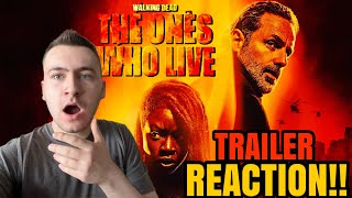 The Walking Dead The Ones Who Live  Final Trailer REACTION [upl. by Aneehsat]