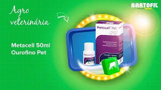 Metacell 50ml Ourofino Pet  Bartofil [upl. by Robet815]