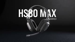 NUEVOS AURICULARES HS80 RGB MAX WIRELESS [upl. by Koslo]