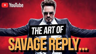 The Art Of Savage Reply 👿  like Ironman  Gaurav ironman [upl. by Yasui]