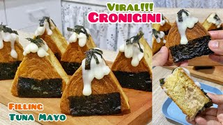 BOSEN sama CROMBOLONI Cobain CRONIGIRI VIRAL rasa TUNA MAYO gurih renyah lembut auto KETAGIHAN [upl. by Armanda781]