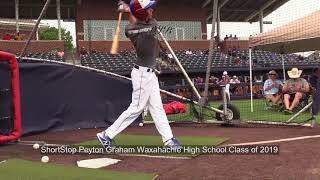 ShortStop Peyton Graham Waxahachie High School Class of 2019 [upl. by Eerak]