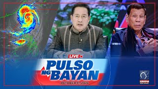 LIVE Pulso ng Bayan with Admar Vilando at Jade Calabroso  Oct 31 2024 [upl. by Kotto703]