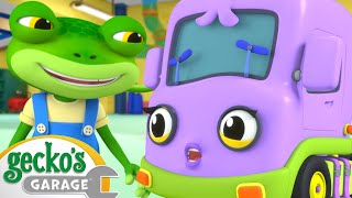 Gecko Mends Mummy Truck  Geckos Garage  Trucks For Children  Cartoons For Kids [upl. by Elburt]