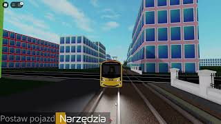 🚊14 Driver Transport Game 2  Przejazd tramwajem Hyundai Rotem 141N [upl. by Riesman914]