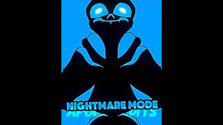 Nightmare Mode Sans vs M87SansWIS Edit [upl. by Zanze]