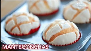 RECETA DE MANTECONCHAS  CÓMO HACER CONCHAS EN CAPACILLOS [upl. by Pamelina421]