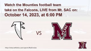 Mt SAC  Cerritos vs Mt SAC football [upl. by Aniluj]