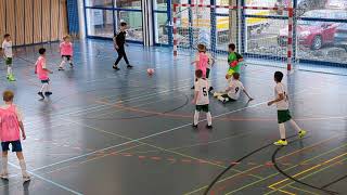 Hallenturnier FC Thalwil – E2 Gruppe B – FC Wollishofen E2 vs FC Thalwil ED [upl. by Haerb]