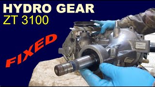 Hydro gear ZT 3100 transaxle problem identification and repair [upl. by Oralie]