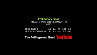 TCR 2023 Preliminary Final  Collingwood vs GWS [upl. by Nnairrehs489]