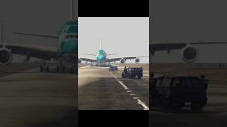 Terrible emergency landing of A380 when cops chasing thief car [upl. by Liw]