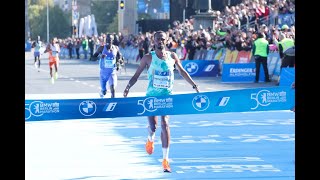 Highlights of the Berlin Marathon 2024 [upl. by Sirrap599]