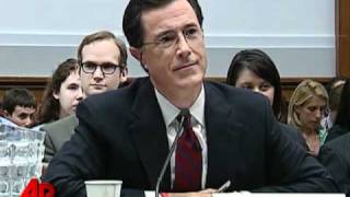 Raw Video Colbert Asked to Leave Hearing [upl. by Abibah]