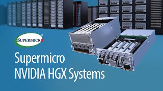 Supermicro NVIDIA HGX H100H200 8GPU Systems [upl. by Sible]