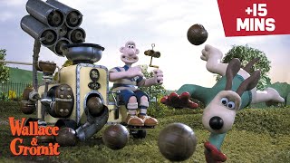 Wallace amp Gromits Cracking Contraptions 🛠️  15 MIN Compilation ⏱️ WallaceandGromit [upl. by Server]