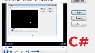 C Tutorial 37 How to add a Windows Media Player Video clip to the form [upl. by Maclay827]