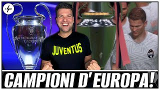 La Juventus ha vinto la Champions League  Fifa 22 Carriera Rebuild 22 [upl. by Alonso337]