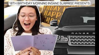 ISABELLES 18TH BIRTHDAY MORNING OPENING PRESENTS 🚘😱🎂✨ [upl. by Adnohsad474]