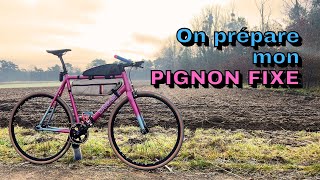 Je me prépare à ma plus LONGUE sortie en PIGNON FIXE ⚙️ [upl. by Desireah]