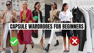 Capsule Wardrobes For Beginners  Everything you need to know [upl. by Kaule755]