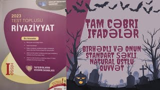 Tam cəbri ifadələr Birhədli və onun standart şəkliNatural üstlü qüvvət dim2023 [upl. by Batchelor]