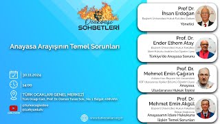 Ocakbaşı Sohbetleri quotAnayasa Arayışının Temel Sorunlarıquot Paneli [upl. by Stricklan353]