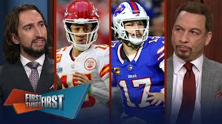 Bills snap Cowboys win streak Chiefs beat Pats amp Wildes excommunicated  NFL  FIRST THINGS FIRST [upl. by Attena]