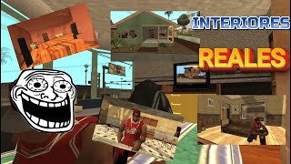 ¡Accede a Interiores REALES en Solo Un Click Mod De CASAS REALES GTA San Andreas [upl. by Augusta]