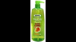 Garnier Fructis Sleek amp Shine Smoothing Shampoo with Pump 40 fl oz [upl. by Nodlew983]