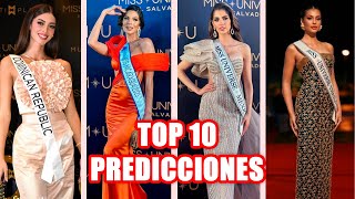 Miss Universo 2023 MI TOP 10 ANTES DE LA PRELIMINAR  ¿Quién es la mejor 👑 PREDICCIONES [upl. by Lachlan193]