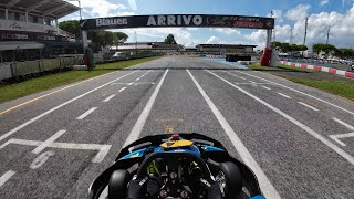 Single lap by pista Azzurra practice before EKT 24h Jesolo 2024 [upl. by Ytissahc]