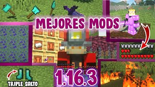 MEJORES MODS PARA MINECRAFT 1163 😳👌 [upl. by Casta370]