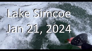 Lake Simcoe Ice Report  Jan 21 2024 [upl. by O'Neill]