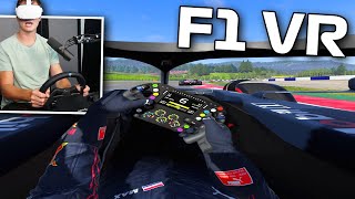 PLAYING F1 22 IN VR F1 2022 Virtual Reality Gameplay [upl. by Llennhoj911]