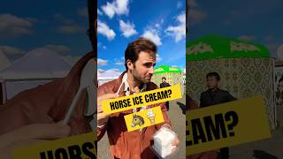 Trying Horse Ice Cream in Kazakhstan [upl. by Torrie844]