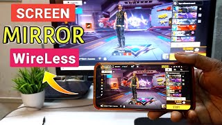 Mobile ki Screen PC Me Kaise Dekhe  How to do mobile screen mirroring in computer Wireless [upl. by Aihsotan446]