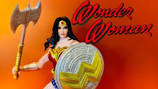 WONDER WOMAN Classic McFarlane Toys Unboxing and Review [upl. by Auqinom]