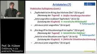 Praktische Philosophie 5a Tugendethik  Aristoteles 2 [upl. by Ponton660]