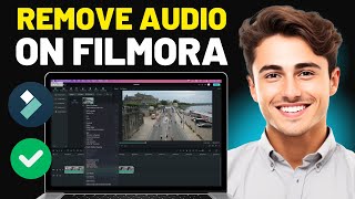 How To Remove Audio From Clip in Filmora 12 amp 13 [upl. by Drofub381]