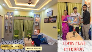 1bhk interior design cost 1 bhk flat decoration ideas westinteriors  Low Cost 1 bhk interior [upl. by Ynoffit]