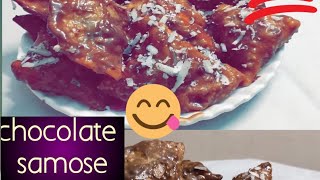 Chocolate samosadessert recipe in lockdownचोकलेट समोसे [upl. by Bittencourt12]