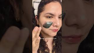 A charcoal clay cleansing mask that can help manage large pores at home [upl. by Claudetta]