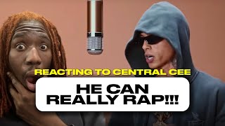 CENTRAL CEE CAN REALLY RAP Reacting To One By One [upl. by Netsrijk]