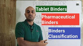 Tablet Binders  BindersExcipient  Classification Of Binders  Pharmaceutical Binders [upl. by Allenrac334]