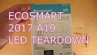 Ecosmart A19 4 Pack LED Teardown [upl. by Maximilian]