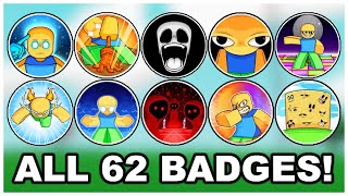 Slap Battles  How to get ALL 62 BADGES Psycho Glove UPDATE ROBLOX [upl. by Silverman]